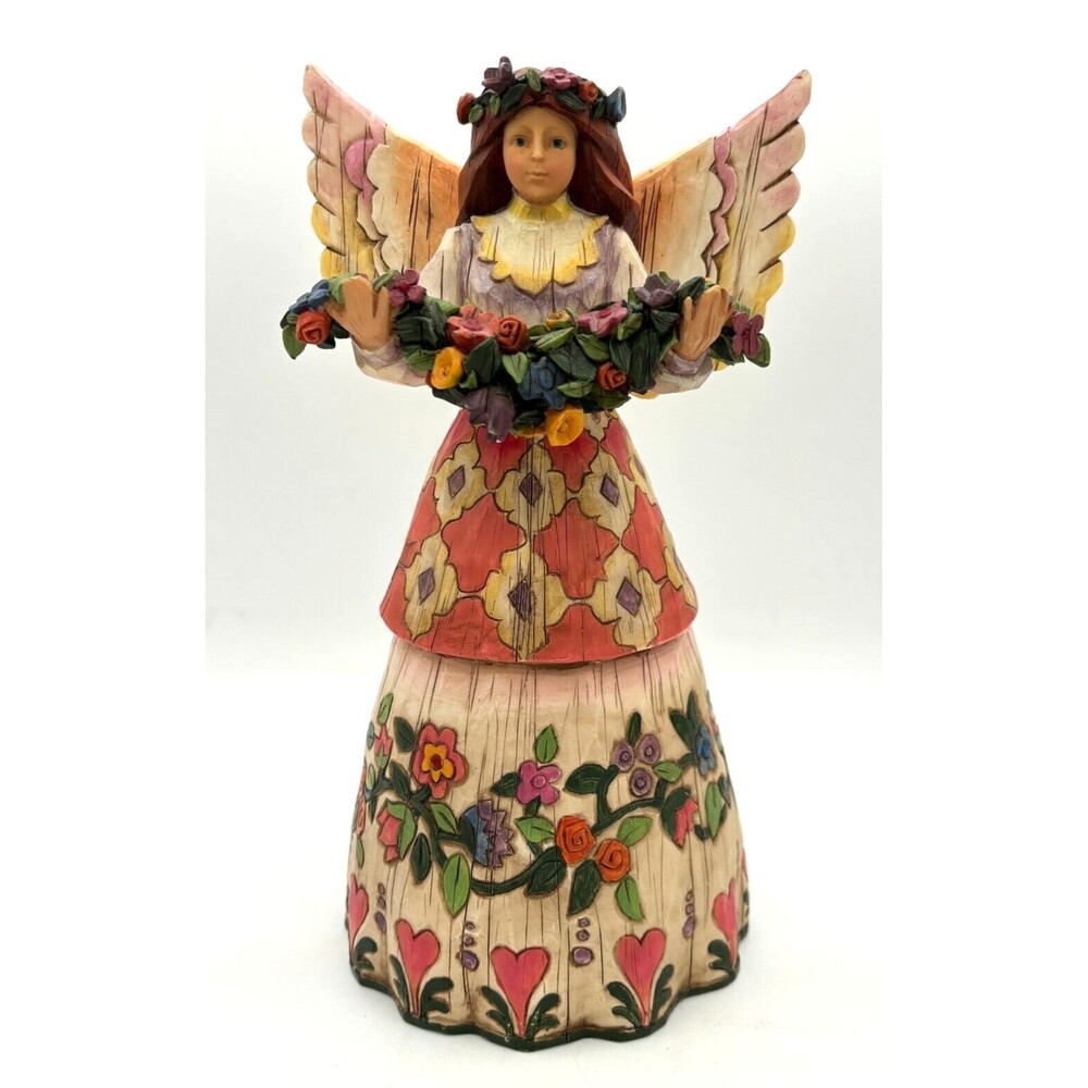 Jim Shore Angel Of Gratefulness 2002 Figurine B108921 Heartwood Creek 10.5" Tall
